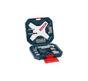 Kit de brocas y puntas X-line de acero 34 unidades Bosch, color negro
