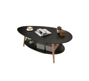 Mesa de Centro Ovoide dos Niveles 90x50x42cm