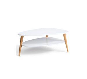 Mesa de Centro Ovoide dos Niveles 90x50x42cm