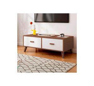 Rack TV 2 cajones 100x30x40cm Chic Home
