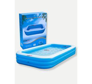 Piscina Inflable Rectangular 305x183x60cm Familiar Color Azul