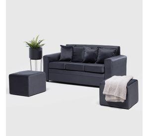 SOFA PARIS + 2 POUF FELPA