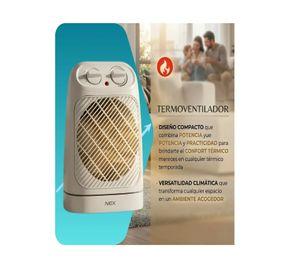 Termoventilador Nex 2000w Oscilante Calefactor Electrico