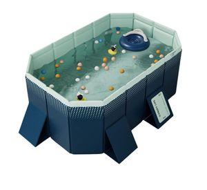 Piscina Infantil 2.6 Metros Armable Plegable Para Exteriores