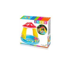 Piscina inflable champiñón multicolor