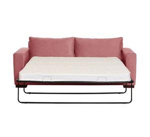 Sofa Cama Livorno 2Pl Tela Velvet Palo Rosa