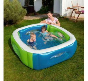 Piscina Inflable Bestway Con Ventana para niños 168x168x56Cm
