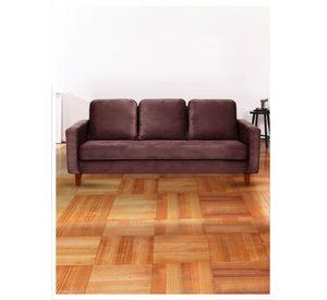 SOFA VENECIA 3C TELA VELVET CHOCOLATE
