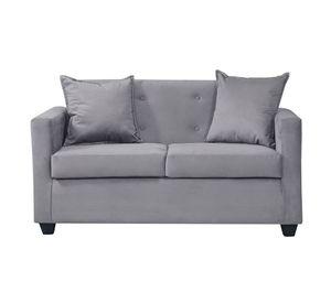 Sofa 2c Gramado tela Gris 130x70x83