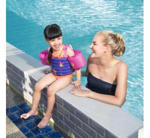 Kit Flotador De Brazo + Lentes De Agua Niña Bestway