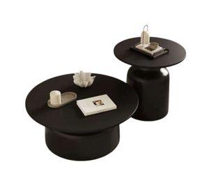 Set 2 Mesas De Centro Industrial Elegante Minimalista Madera
