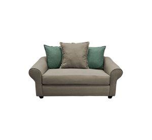 SOFÁ PRAT CHENILLE BEIGE 2 CUERPOS