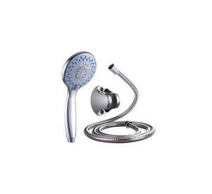 Kit De Ducha Teléfono Manguera Soporte Cromado Acero Inox