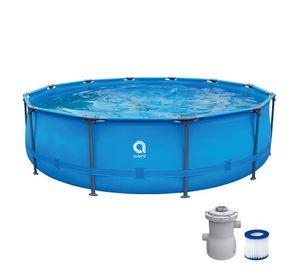 Piscina estructural redonda con accesorios
