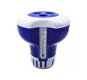 Flotador Cloro Grande Para Piscina Con Termometro