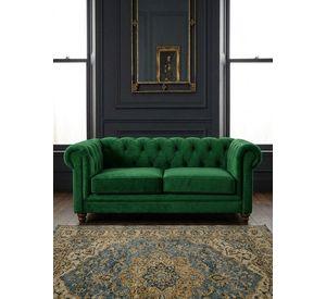 SOFA FLORENCIA 2C TELA VELVET VERDE