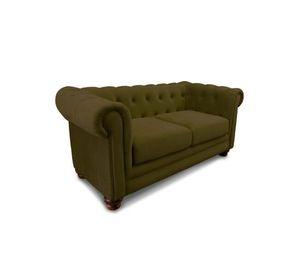 SOFA FLORENCIA 2C TELA VELVET VERDE