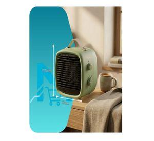 Calefactor Termoventilador Ceramico Nex Compacto Antivuelco Verde