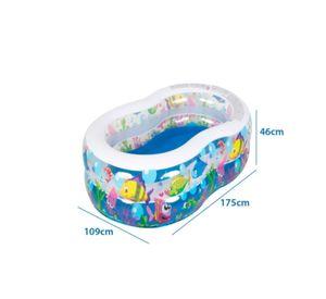 Piscina Inflable Peces 175x109cm