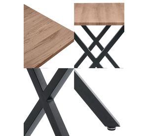 Comedor Hudson Mesa 75x70x120 4 Sillas Pu Café