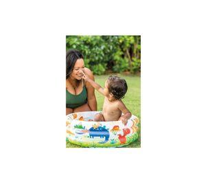 Piscina inflable redonda dinosaurio multicolor