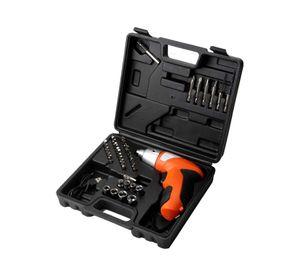Destornillador Electrico Inalambrico 3.6/4.8 V (DC) + Maleta 46 Accesorios