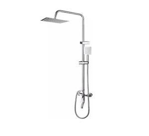 Columna Ducha Rectangular Con Monomando Ducha Telefono Taumm