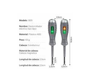 Probador de corriente tester panta Magnetica x2