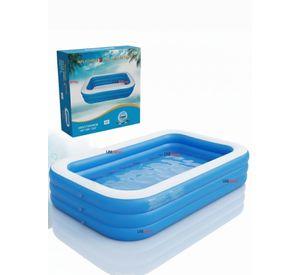 Piscina Inflable Rectangular 260x170x60 CM de Color Azul