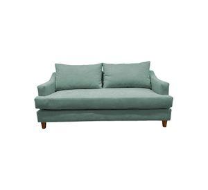 SOFÁ MISTRAL CHENILLE VERDE MENTA 3 CUERPOS