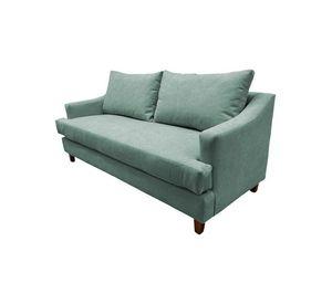 SOFÁ MISTRAL CHENILLE VERDE MENTA 3 CUERPOS