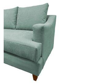 SOFÁ MISTRAL CHENILLE VERDE MENTA 3 CUERPOS