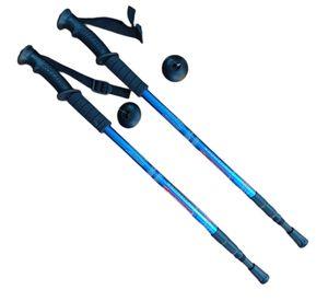 Pack 2 Bastones Trekking Palos Senderismo 3 Tramos Antishock