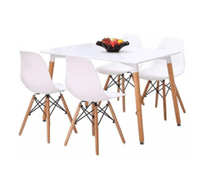 Mesa Eames Rectangular Blanca 120 Cm