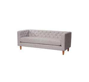 SOFA BRESCIA 3C LINO GRIS CLARO