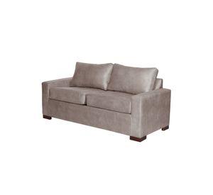 SOFA LIVORNO 2C CUERO KENTUCKY GRIS