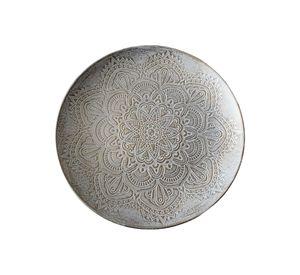 Set 3 Mesas Centro Decorativa Mandala Nórdica Redonda Jhn