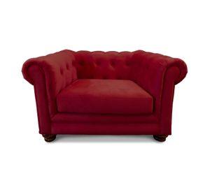 SOFA FLORENCIA 1C TELA VELVET BURDEO