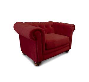 SOFA FLORENCIA 1C TELA VELVET BURDEO