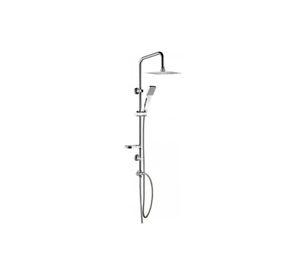 Ducha Columna Llave Paso Cuadrada Acero