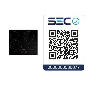 Encimera Eléctrica 4 Platos Mademsa Vitrocerámica VM4TR