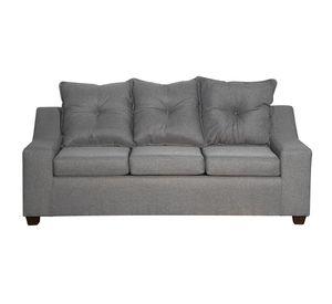 Sofa Viena 3 cuerpos   Tela Gris 190 x 80 x90