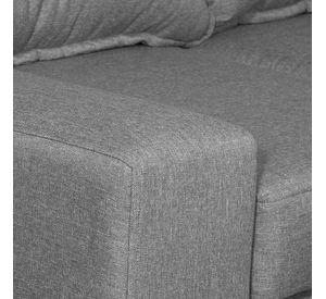 Sofa Viena 3 cuerpos   Tela Gris 190 x 80 x90