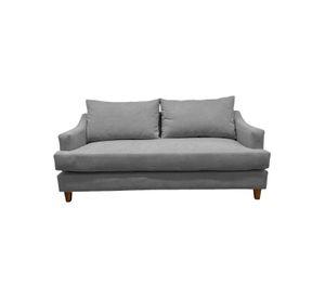 SOFÁ MISTRAL CHENILLE GRIS 3 CUERPOS