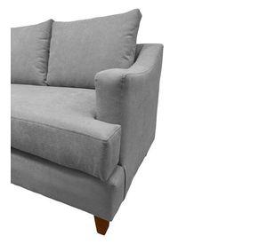 SOFÁ MISTRAL CHENILLE GRIS 3 CUERPOS