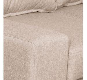 Sofa  Viena 3 cuerpos   Tela  Beige 190 x 80x90