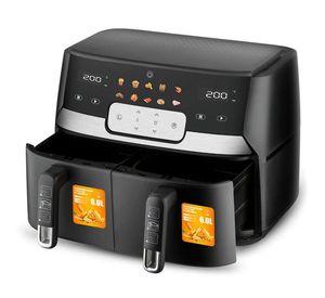 Freidora Aire 12L Doble Cesta Tecnologia Digital Cocina Lau