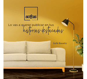 Sofá Basalto Felpa Beige 3 Cuerpos