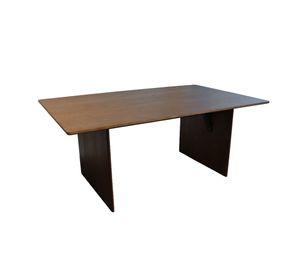 Mesa de Comedor Alinka Walnut 180 cm en Polimadera para 6 a 8 Personas