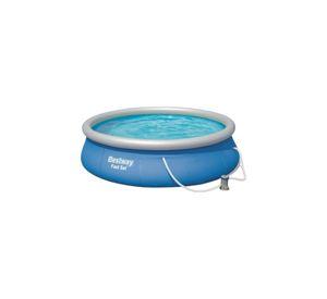 Bestway Piscina Fast Set con Filtro 396x84cm Pool Set 7340L Azul